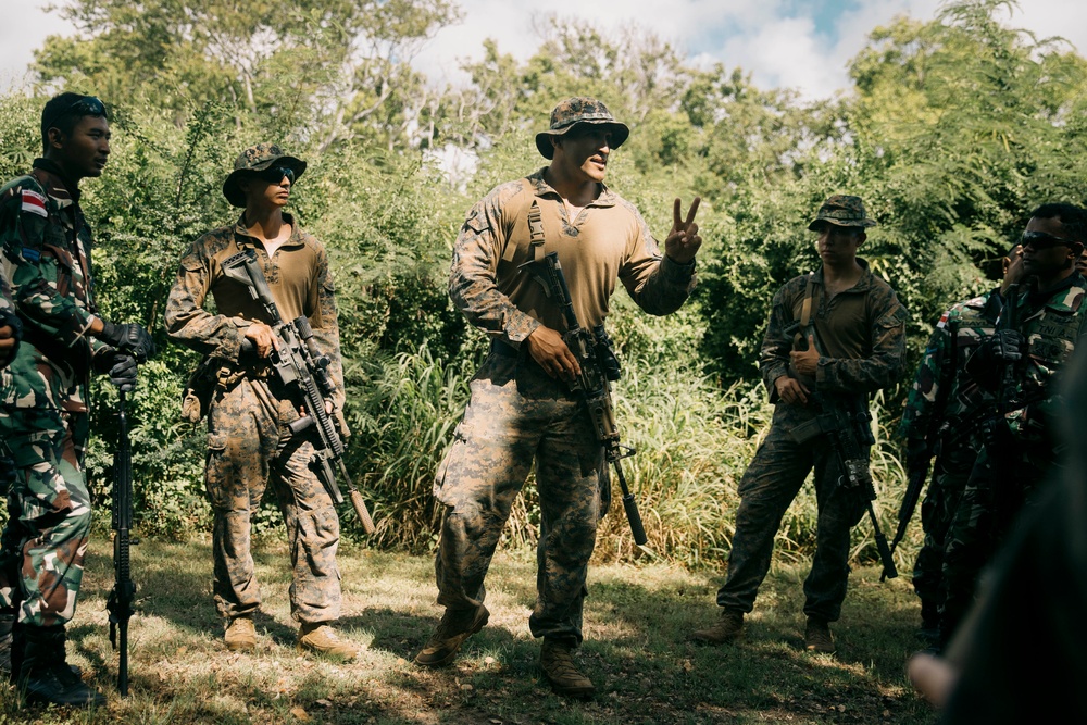 U.S. Marines Partner with Indonesian Forces for RIMPAC 2024 Patrol Exercise