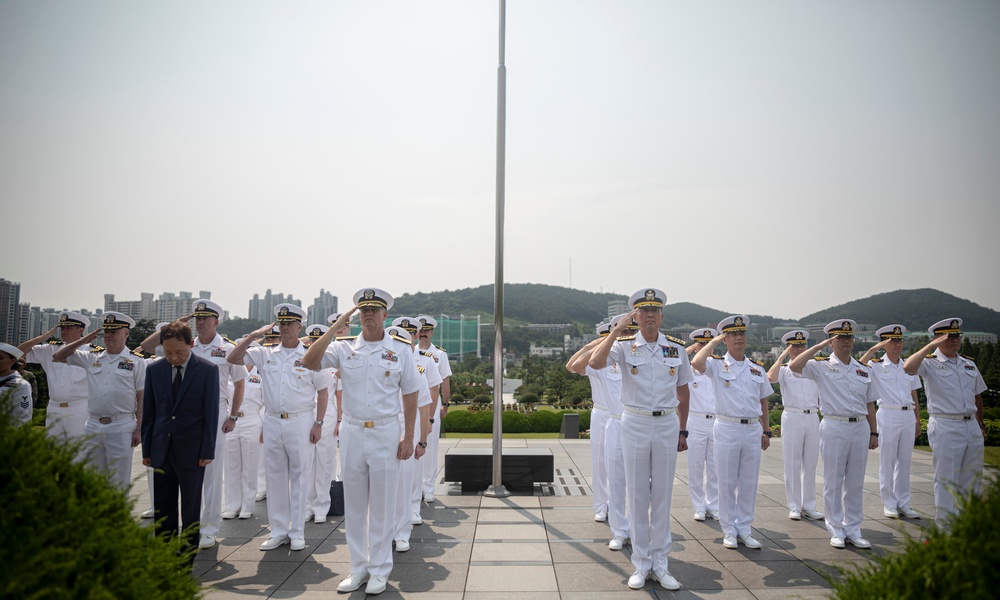 Carrier Strike Group Nine Remembers Those Lost During Korean War Anniversary