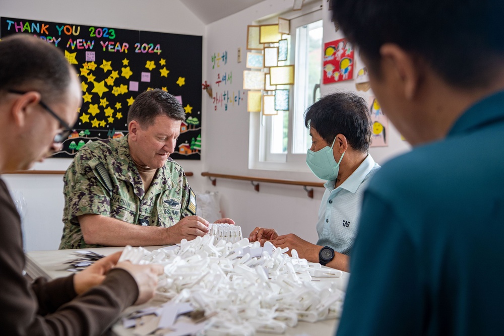 Theodore Roosevelt Lends a Helping Hand at Kojedo Aikwangwon