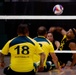 Athletes compete in the 2024 DoD Warrior Games sitting volleyball bracket play