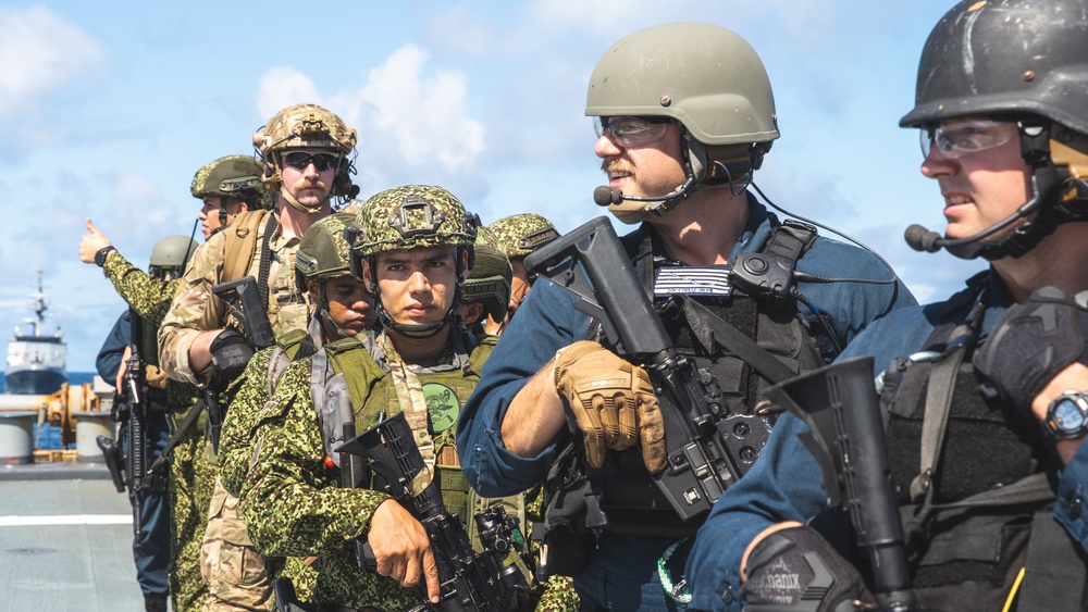 Porter Hosts Bilateral Visit, Board, Search, and Seizure Drills