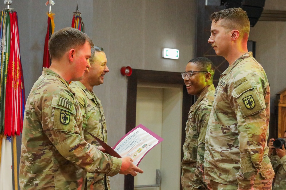 Shamrock brigade recognizes achievement and advancement