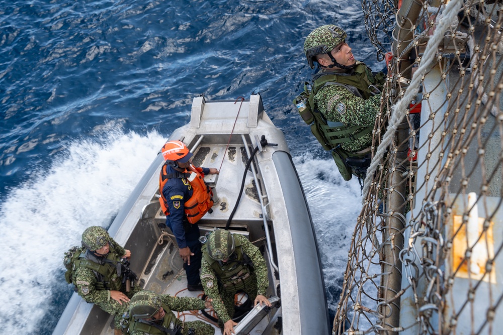 Porter Hosts Bilateral Visit, Board, Search, and Seizure Drills