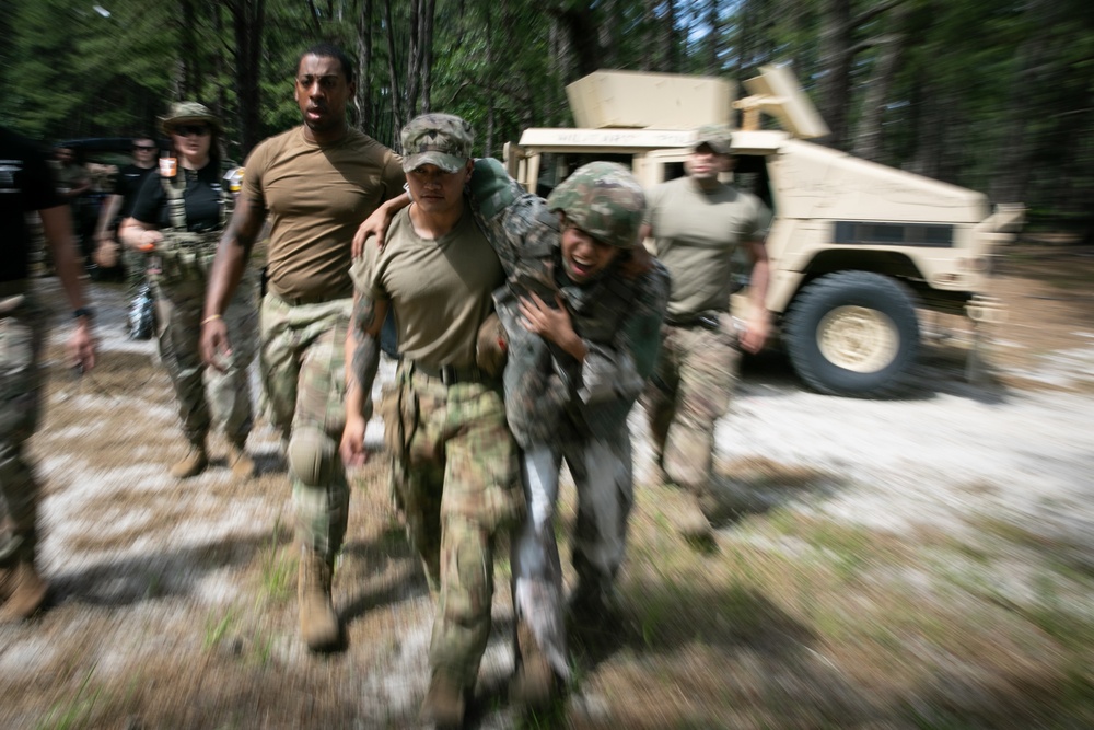 MOS-T Course Ambulatory Casualty Exercise