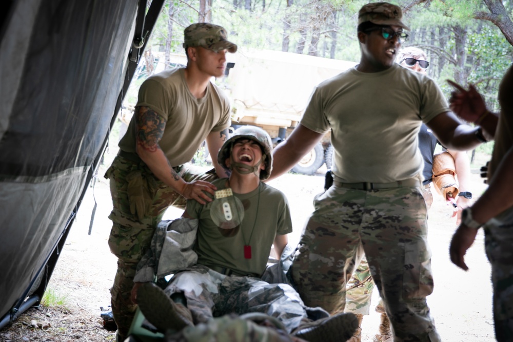 MOS-T Course Ambulatory Casualty Exercise