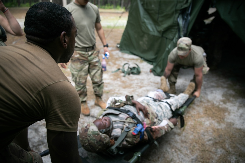 MOS-T Course Ambulatory Casualty Exercise