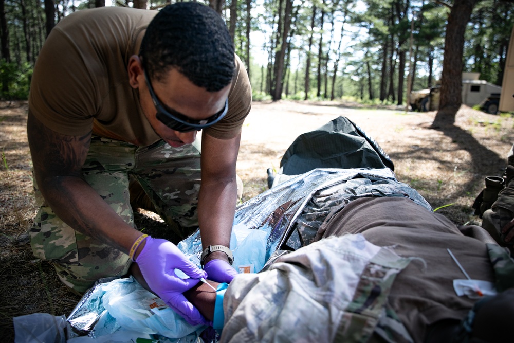 MOS-T Course Ambulatory Casualty Exercise