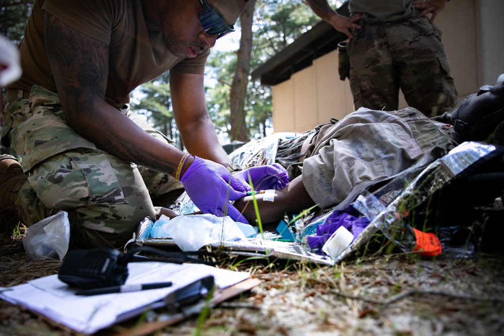 MOS-T Course Ambulatory Casualty Exercise