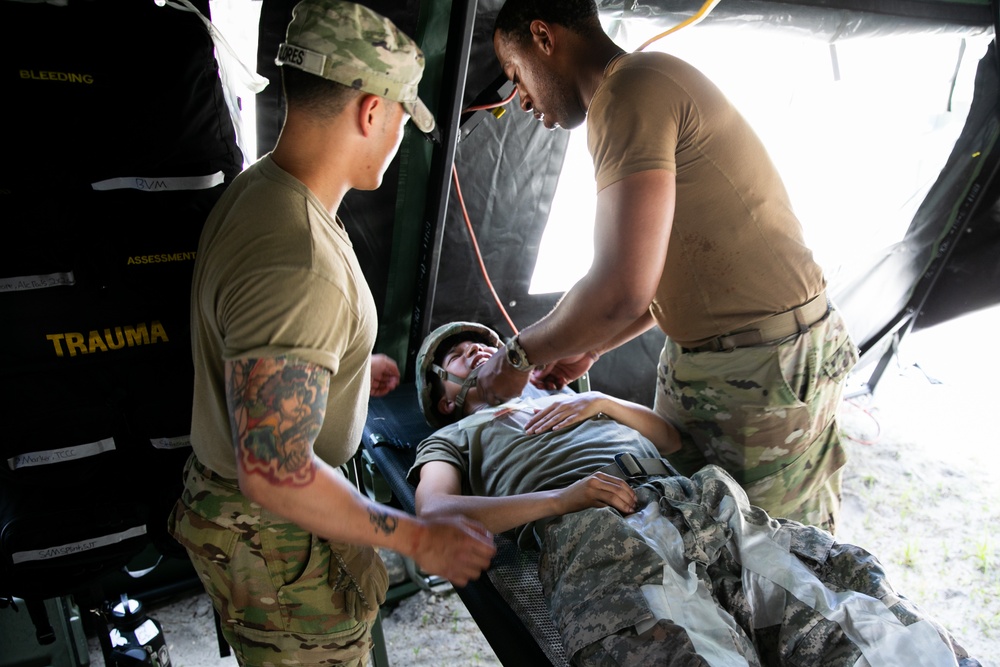 MOS-T Course Ambulatory Casualty Exercise