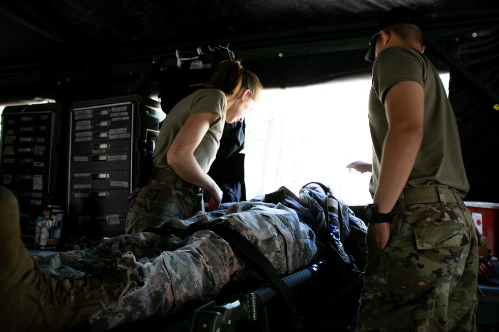 MOS-T Course Ambulatory Casualty Exercise