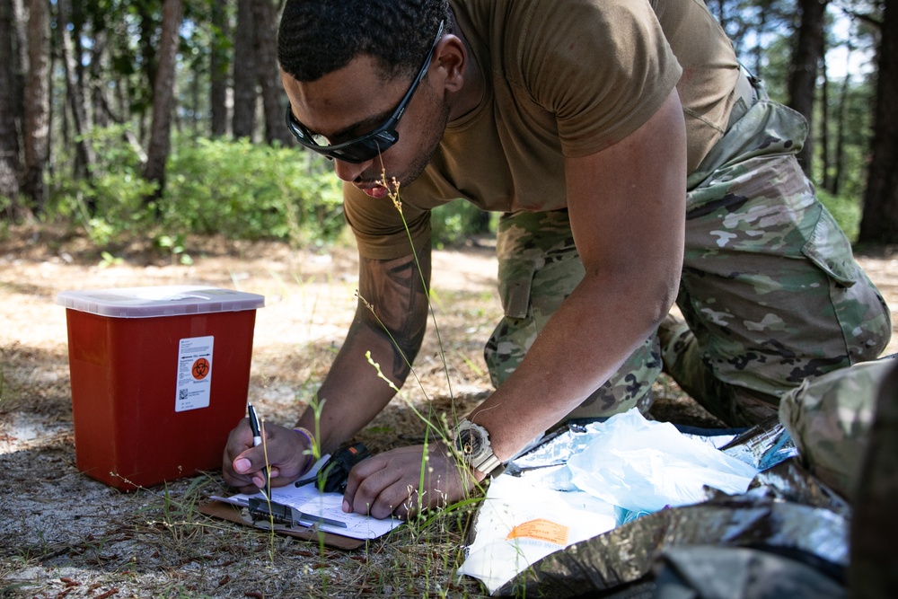 MOS-T Course Ambulatory Casualty Exercise