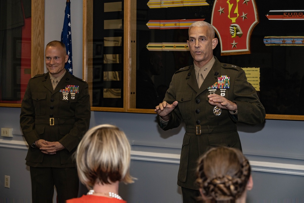 Col. Lively's Frocking Ceremony, 2d Marine Division