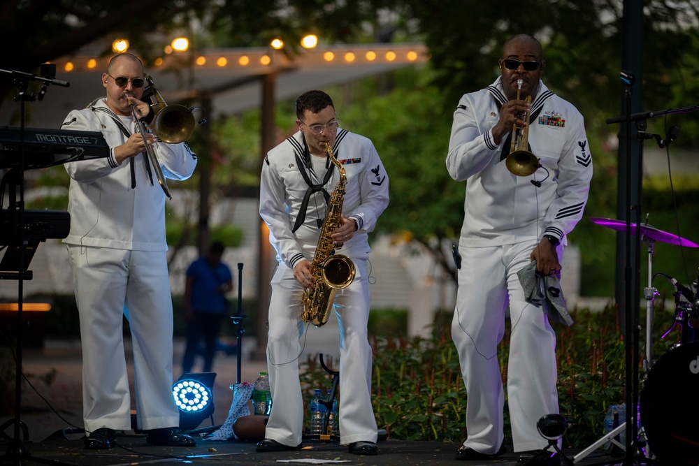 U.S 7th Fleet Band Performs in Pattaya, Thailand