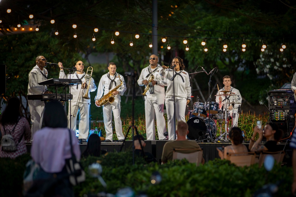 U.S 7th Fleet Band Performs in Pattaya, Thailand