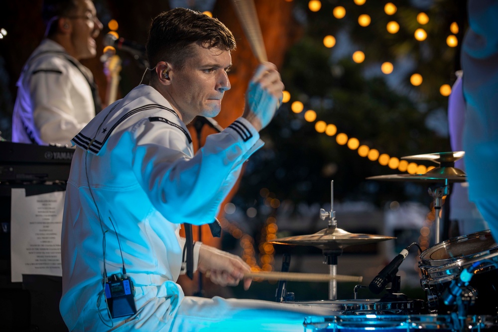 U.S 7th Fleet Band Performs in Pattaya, Thailand