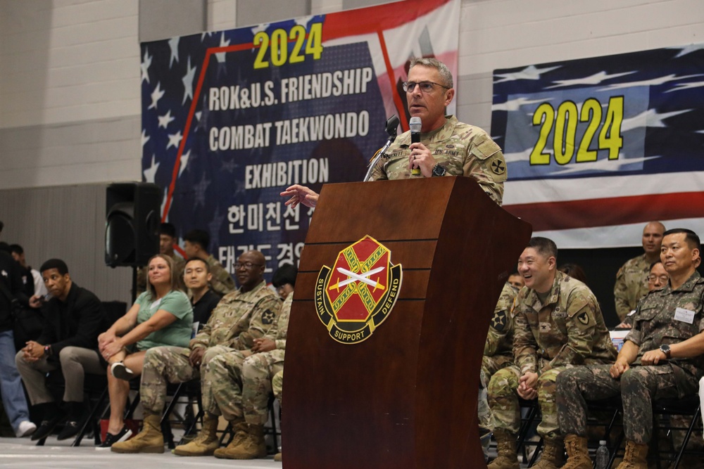 2024 Combat Taekwondo Exhibition at Camp Casey