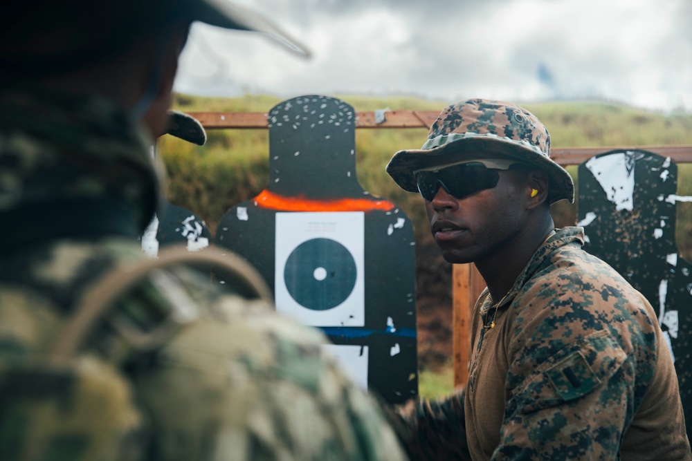 U.S. Marines, Mexican marines conduct marksmanship training during RIMPAC 2024