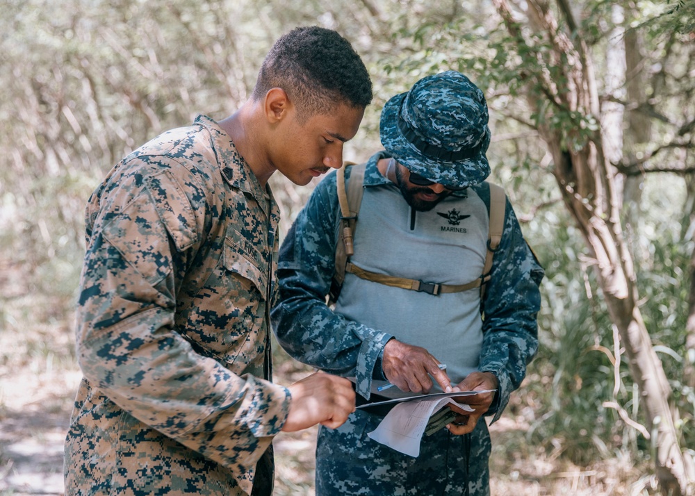 U.S. Marines, Sri Lankan, Tongan forces participate in land navigation exercise during RIMPAC 2024