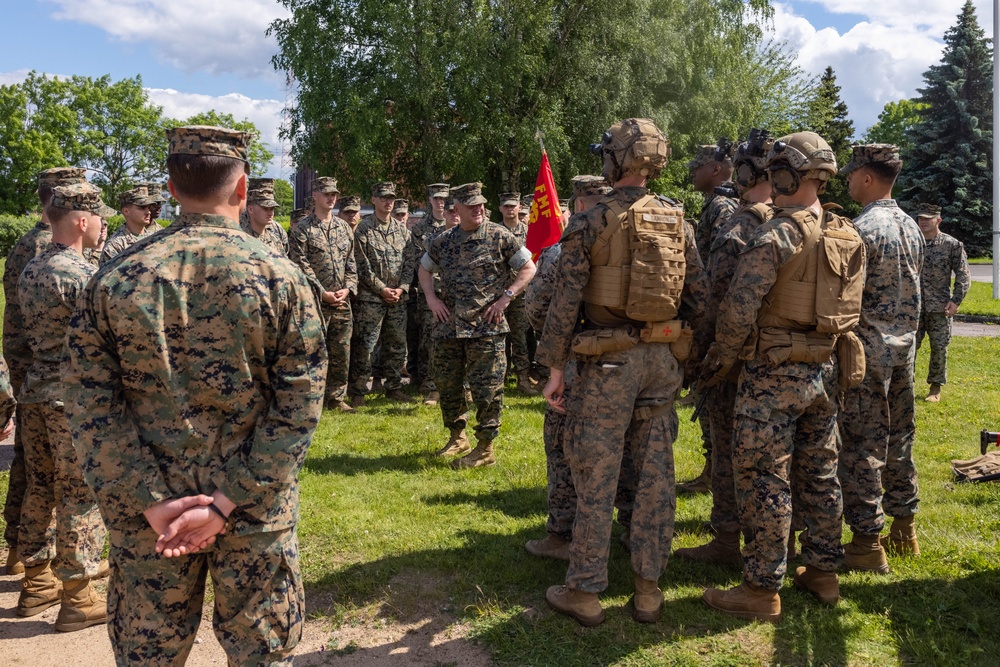 Maj. Gen. Robert B. Sofge Jr. visits Estonia