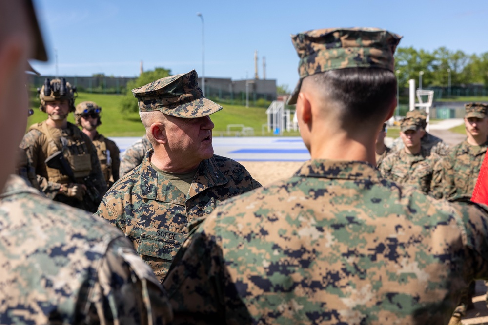 Maj. Gen. Robert B. Sofge Jr. visits Estonia