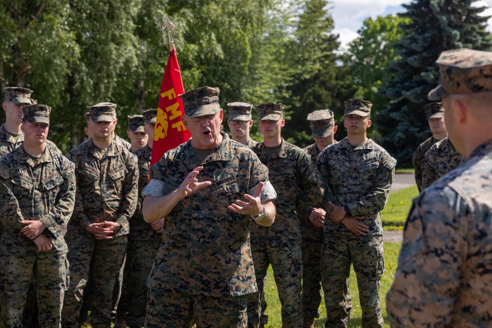 Maj. Gen. Robert B. Sofge Jr. visits Estonia