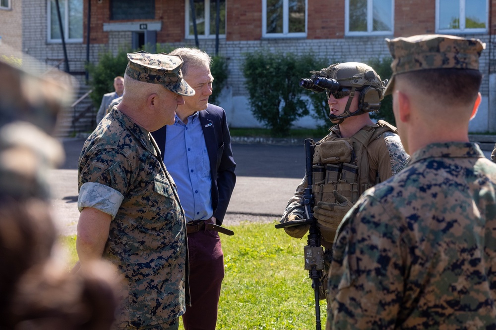 Maj. Gen. Robert B. Sofge Jr. visits Estonia