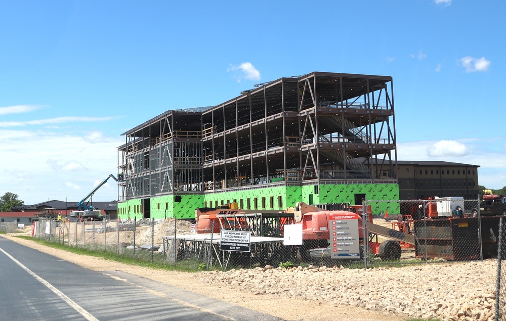 FY 2022-funded barracks project hits 25 percent completion mark at Fort McCoy as July 2024 construction ops continue at full steam