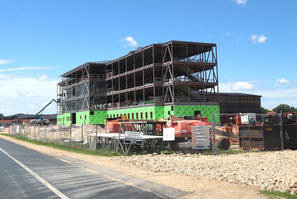 FY 2022-funded barracks project hits 25 percent completion mark at Fort McCoy as July 2024 construction ops continue at full steam