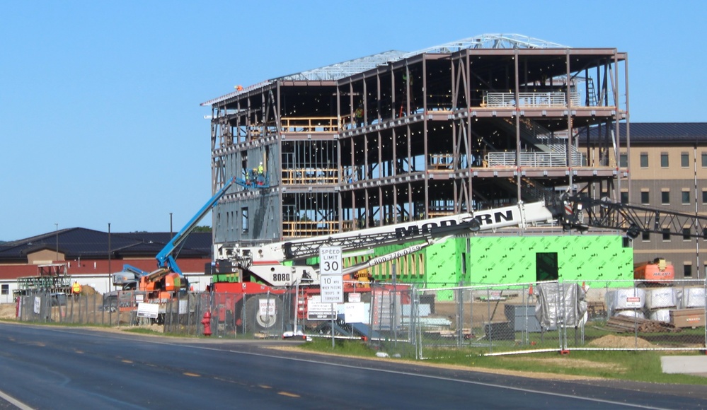 FY 2022-funded barracks project hits 25 percent completion mark at Fort McCoy as July 2024 construction ops continue at full steam