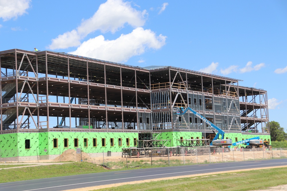 FY 2022-funded barracks project hits 25 percent completion mark at Fort McCoy as July 2024 construction ops continue at full steam