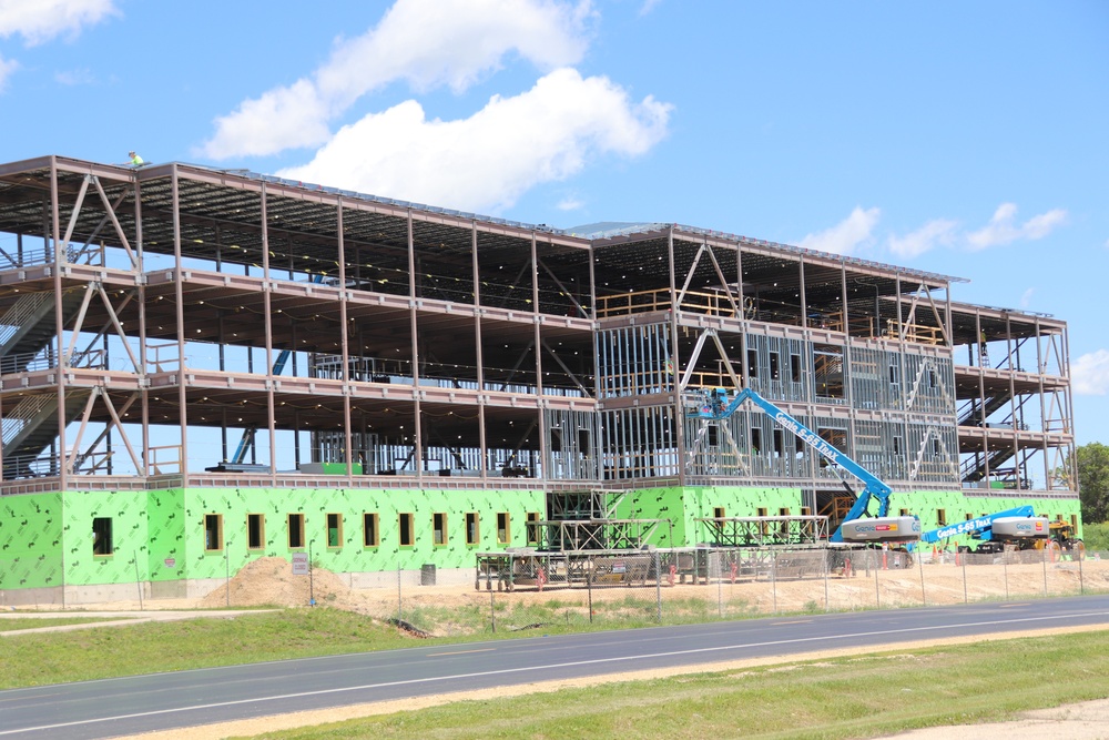 FY 2022-funded barracks project hits 25 percent completion mark at Fort McCoy as July 2024 construction ops continue at full steam