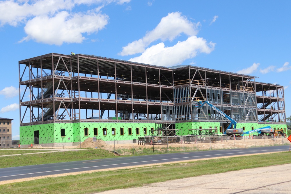 FY 2022-funded barracks project hits 25 percent completion mark at Fort McCoy as July 2024 construction ops continue at full steam