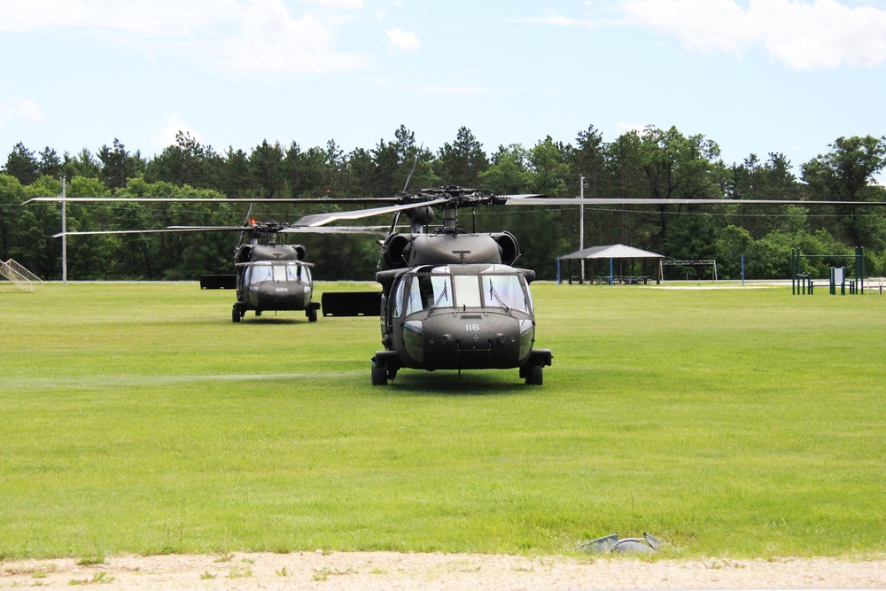 June 2024 UH-60 Black Hawk training operations at Fort McCoy