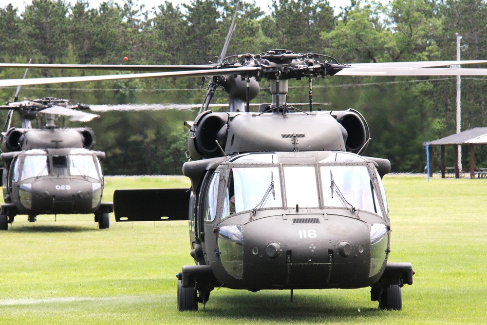 June 2024 UH-60 Black Hawk training operations at Fort McCoy