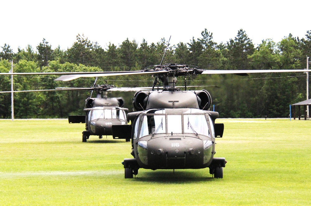 June 2024 UH-60 Black Hawk training operations at Fort McCoy