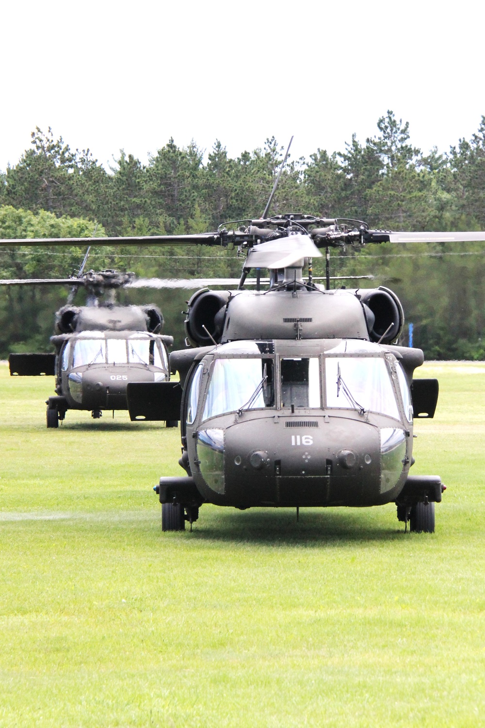 June 2024 UH-60 Black Hawk training operations at Fort McCoy