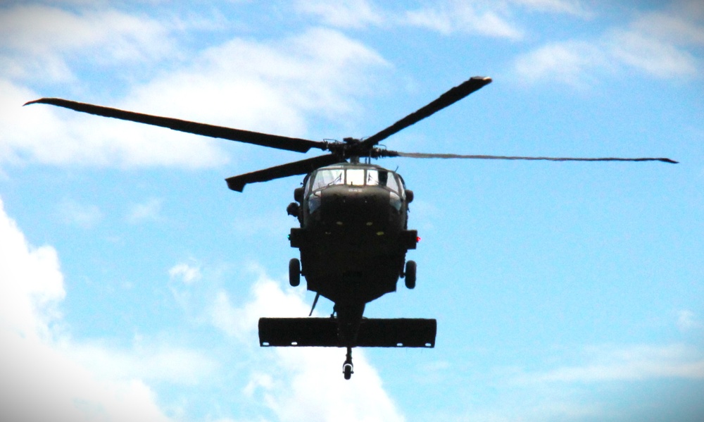 June 2024 UH-60 Black Hawk training operations at Fort McCoy