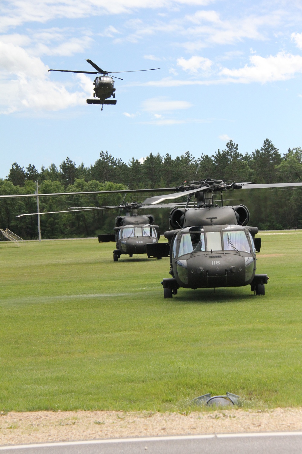 June 2024 UH-60 Black Hawk training operations at Fort McCoy