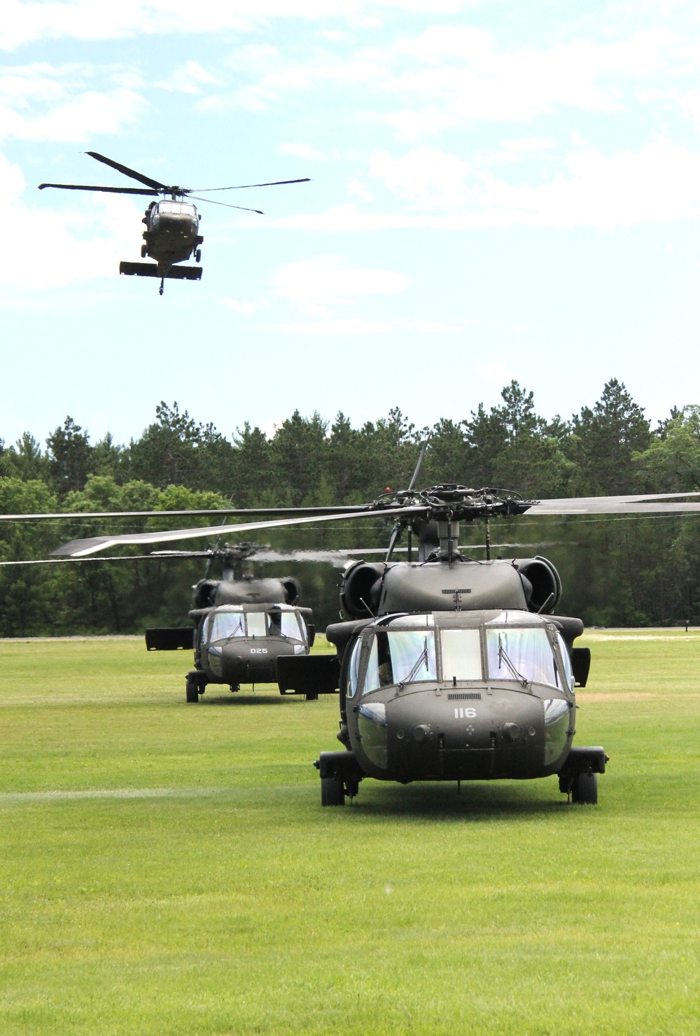 June 2024 UH-60 Black Hawk training operations at Fort McCoy