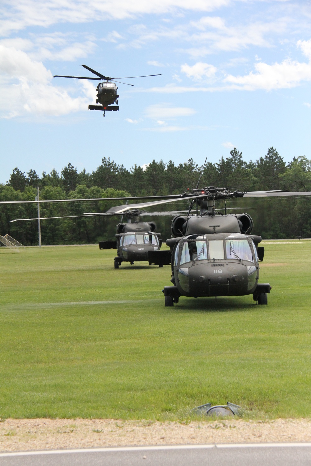 June 2024 UH-60 Black Hawk training operations at Fort McCoy