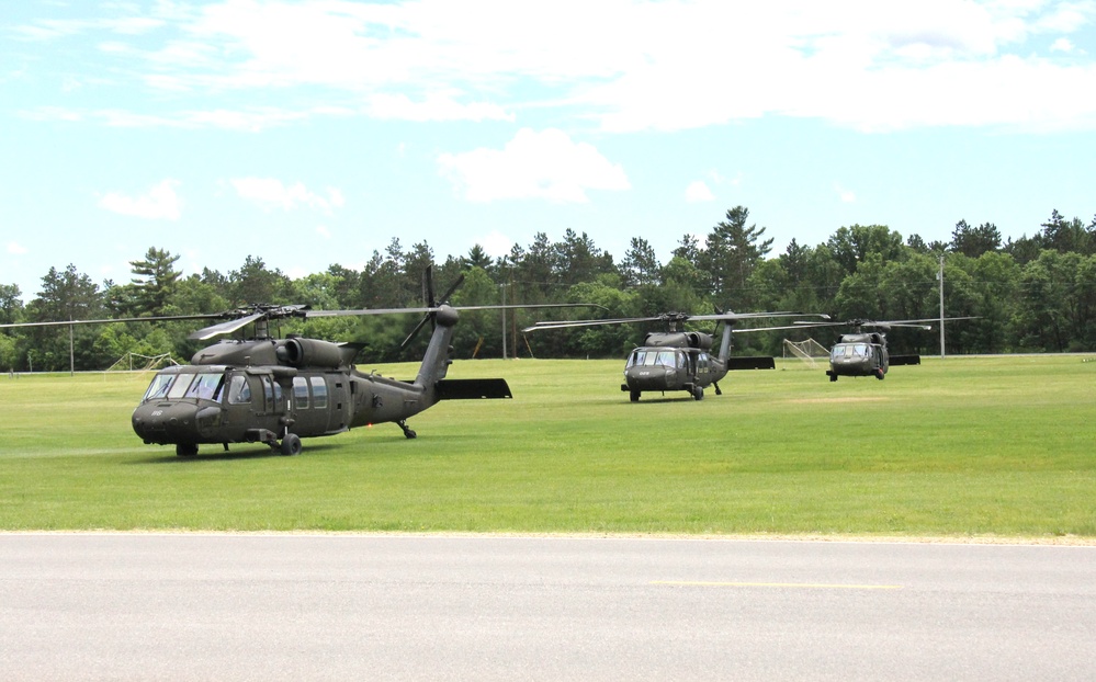 June 2024 UH-60 Black Hawk training operations at Fort McCoy