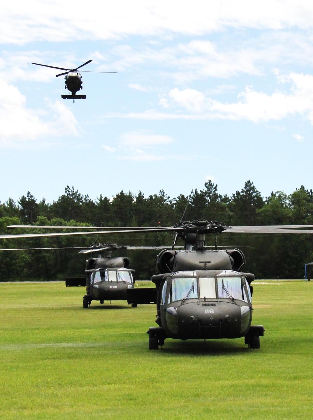 June 2024 UH-60 Black Hawk training operations at Fort McCoy