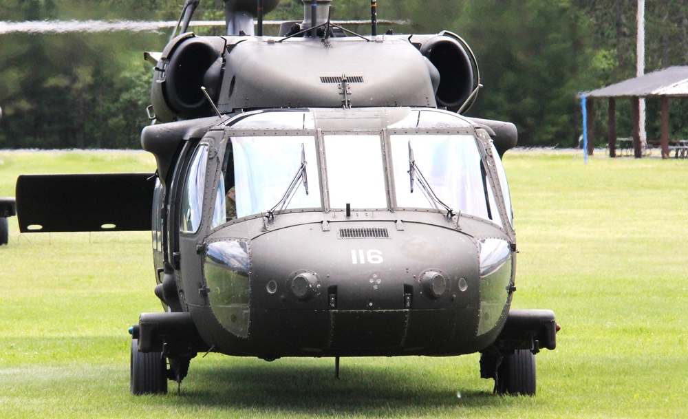 June 2024 UH-60 Black Hawk training operations at Fort McCoy