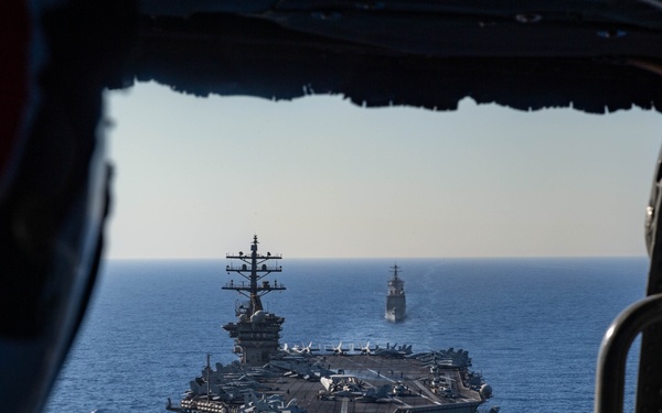 U.S. Sixth Fleet Conducts Bilateral Operations with IKECSG and WSP ARG