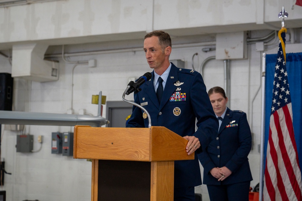 491st Attack Squadron Conducts Change of Command Ceremony