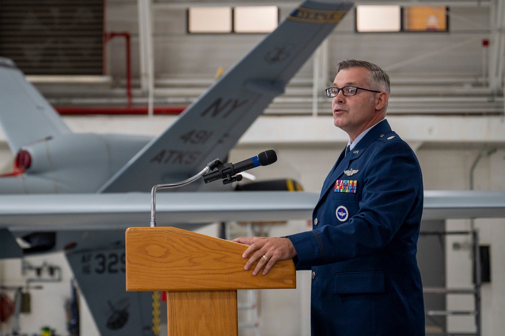 491st Attack Squadron Conducts Change of Command Ceremony