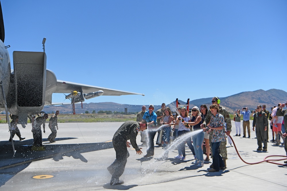 Col. Nalepa's final flight