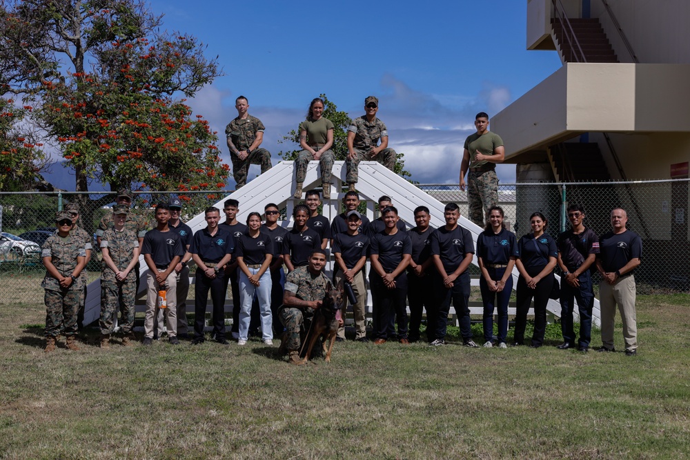 Cadets and Canines: SNCOA Hawaii conducts a three-day Leadership Symposium for Junior ROTC