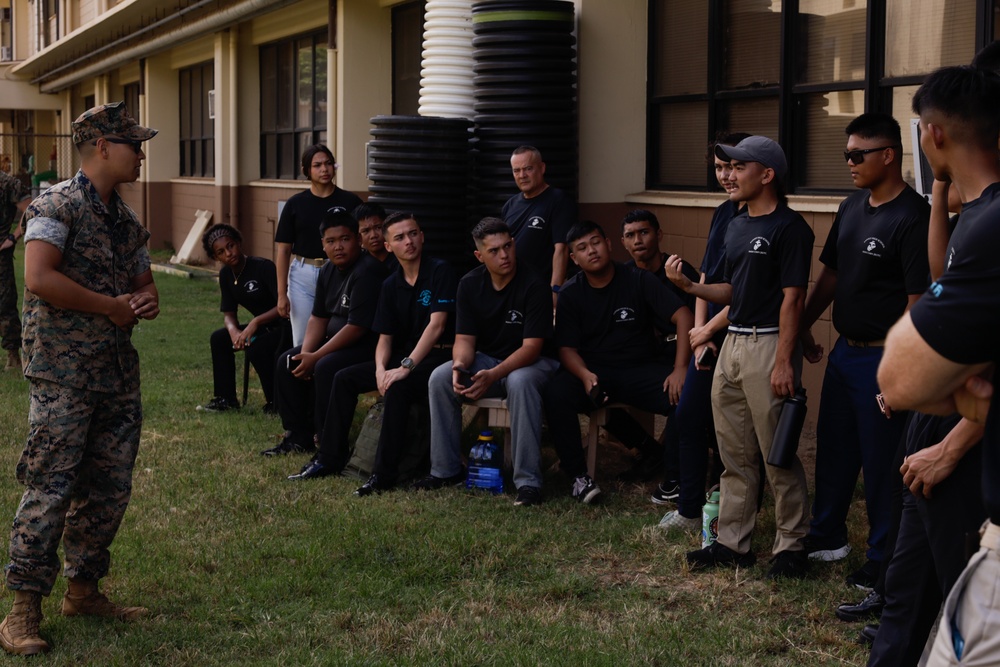 Cadets and Canines: SNCOA Hawaii conducts a three-day Leadership Symposium for Junior ROTC