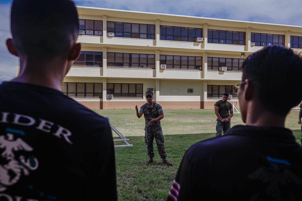 Cadets and Canines: SNCOA Hawaii conducts a three-day Leadership Symposium for Junior ROTC